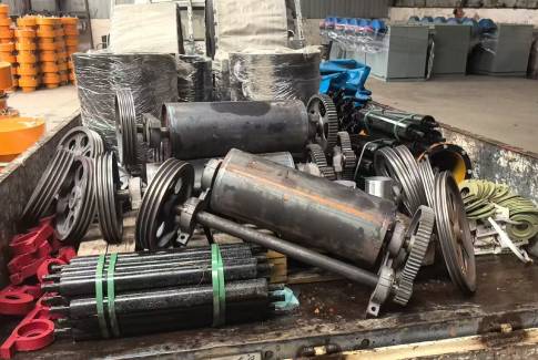 Shipment of batching plant parts to El Salvador